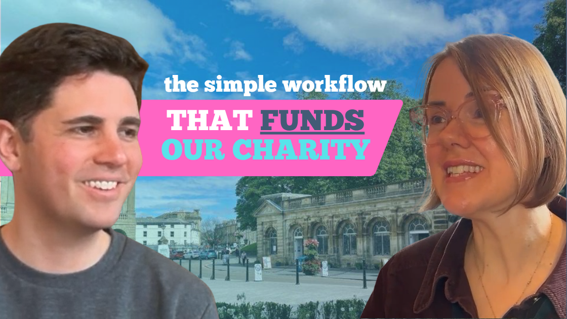 The simple workflow that funds our charity thumbnail